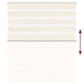 Pikkukuva 5 / 11: vidaXL Seepra rullaverho 130x150 cm kankaan leveys 125,9 cm polyesteri