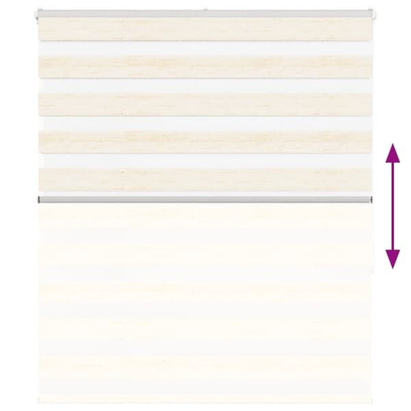 vidaXL Seepra rullaverho 130x150 cm kankaan leveys 125,9 cm polyesteri