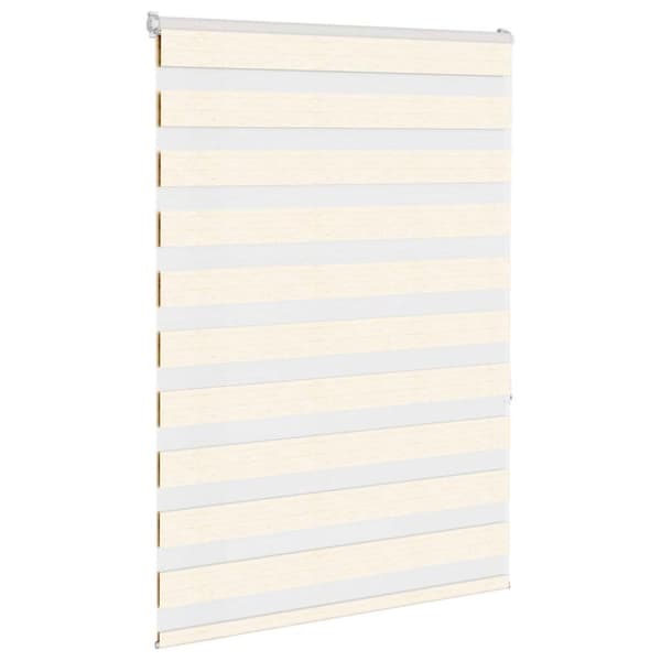 vidaXL Rullgardin zebra 105x150 cm tyg bredd 100,9 cm polyester