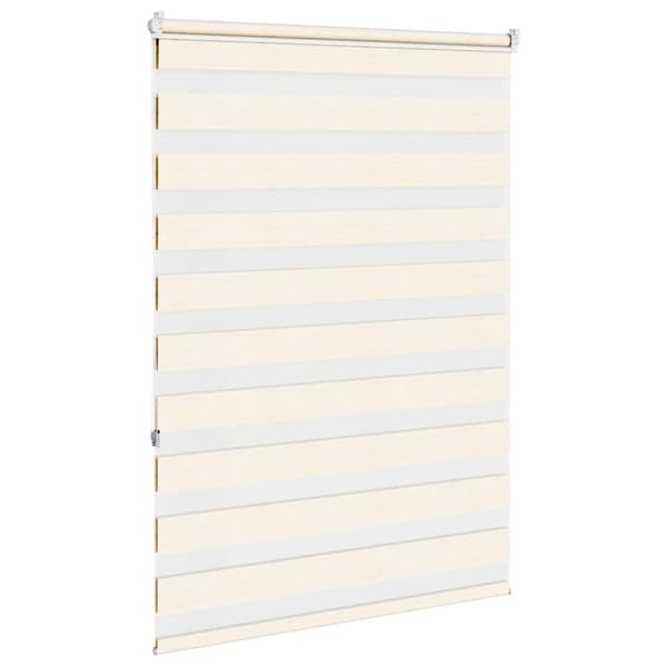 vidaXL Rullgardin zebra 105x150 cm tyg bredd 100,9 cm polyester
