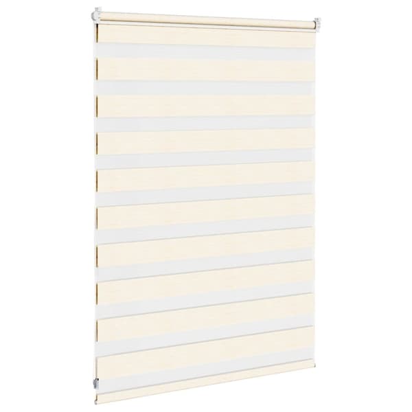 vidaXL Rullgardin zebra 115x100 cm tyg bredd 110,9 cm polyester