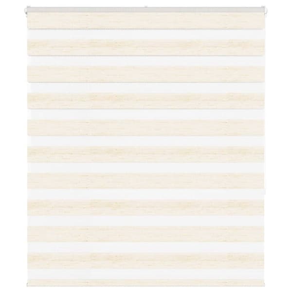 vidaXL zebragardin marmorbeige 135x150 cm stofbredde 130,9cm polyester