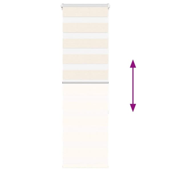 vidaXL Seepra rullaverho 45x150 cm kankaan leveys 40,9 cm polyesteri