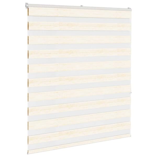 vidaXL zebragardin marmorbeige 120x150 cm stofbredde 115,9cm polyester