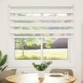 Miniatyrbilde 2 av 11: vidaXL Sebragardin marmor beige stoff bredde 140,9 cm polyester