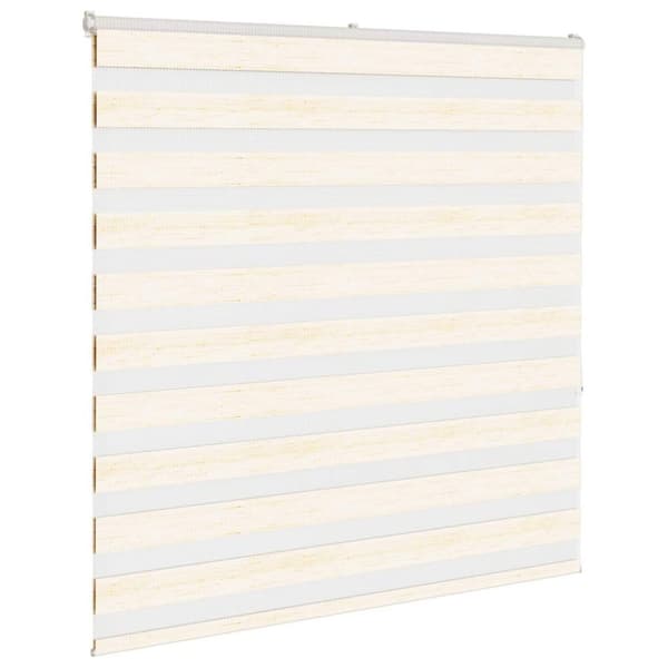 vidaXL zebragardin marmorbeige 140x150 cm stofbredde 135,9cm polyester