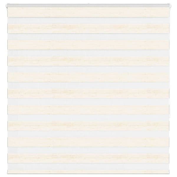 vidaXL zebragardin marmorbeige 140x150 cm stofbredde 135,9cm polyester