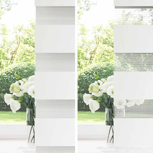 vidaXL Sebragardin marmor beige stoff bredde 135,9 cm polyester