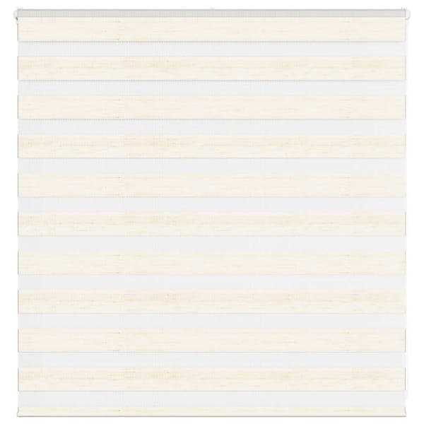vidaXL Rullgardin zebra 140x100 cm tyg bredd 135,9 cm polyester