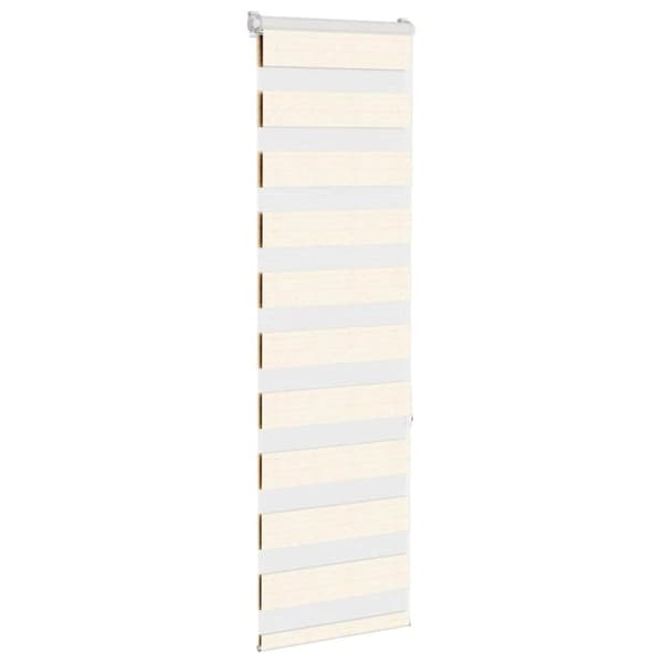vidaXL Sebragardin marmor beige stoff bredde 35,9 cm polyester