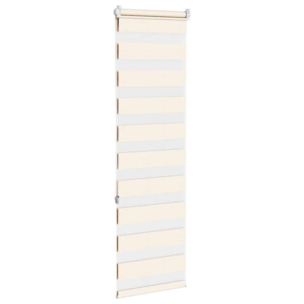vidaXL Sebragardin marmor beige stoff bredde 35,9 cm polyester