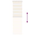Miniatyrbilde 5 av 11: vidaXL Sebragardin marmor beige stoff bredde 35,9 cm polyester