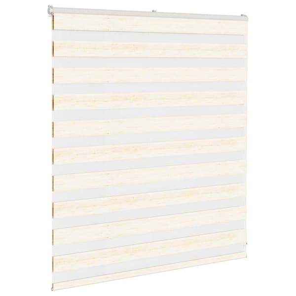 vidaXL Rullgardin zebra 135x100 cm tyg bredd 130,9 cm polyester