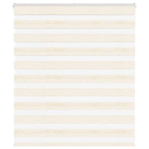 vidaXL Rullgardin zebra 135x100 cm tyg bredd 130,9 cm polyester