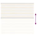 Miniatyrbillede 5 af 11: vidaXL zebragardin marmorbeige 165x100 cm stofbredde 160,9cm polyester
