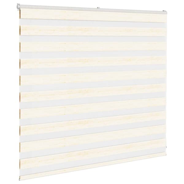 vidaXL Sebragardin marmor beige stoff bredde 160,9 cm polyester