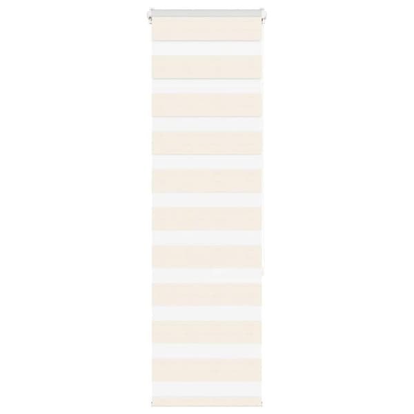 vidaXL Rullgardin zebra 45x150 cm tyg bredd 40,9 cm polyester