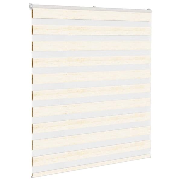 vidaXL Rullgardin zebra 125x100 cm tyg bredd 120,9 cm polyester