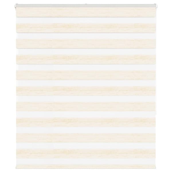 vidaXL Sebragardin marmor beige stoff bredde 120,9 cm polyester