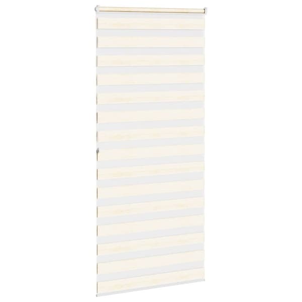 vidaXL Rullgardin zebra 110x200 cm tyg bredd 105,9 cm polyester
