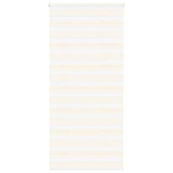 vidaXL Rullgardin zebra 110x200 cm tyg bredd 105,9 cm polyester