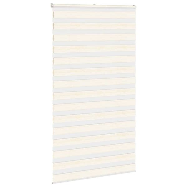 vidaXL zebragardin marmorbeige 135x230 cm stofbredde 130,9cm polyester
