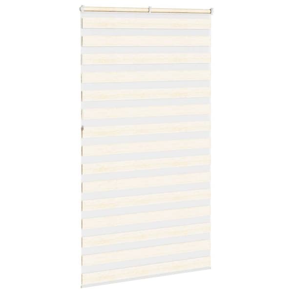 vidaXL zebragardin marmorbeige 135x230 cm stofbredde 130,9cm polyester