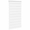 Miniatyrbillede 3 af 11: vidaXL zebragardin hvid 85x100 cm stofbredde 80,9 cm polyester