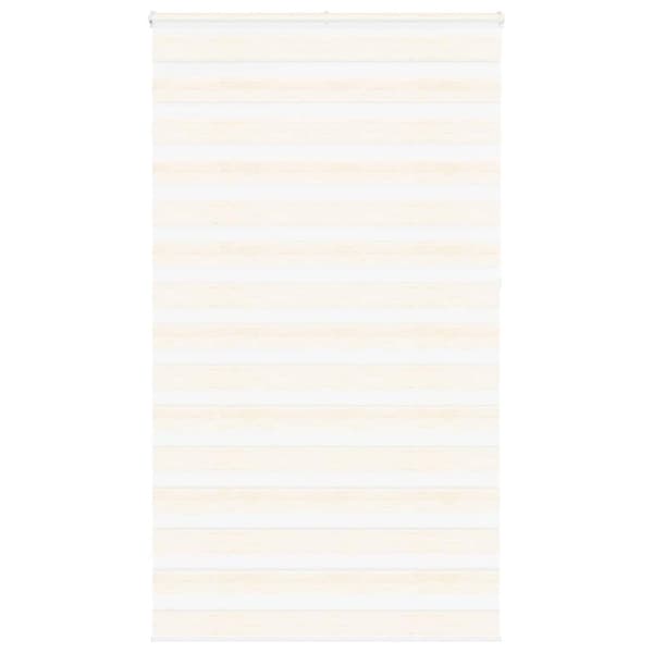 vidaXL Sebragardin marmor beige stoff bredde 125,9 cm polyester