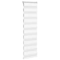 Miniatyrbillede 3 af 11: vidaXL zebragardin hvid 40x100 cm stofbredde 35,9 cm polyester