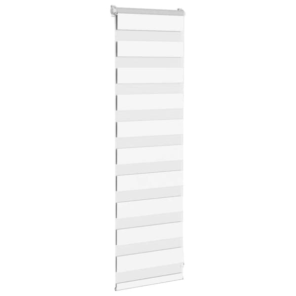 vidaXL zebragardin hvid 40x100 cm stofbredde 35,9 cm polyester