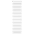 Miniatyrbillede 1 af 11: vidaXL zebragardin hvid 40x100 cm stofbredde 35,9 cm polyester