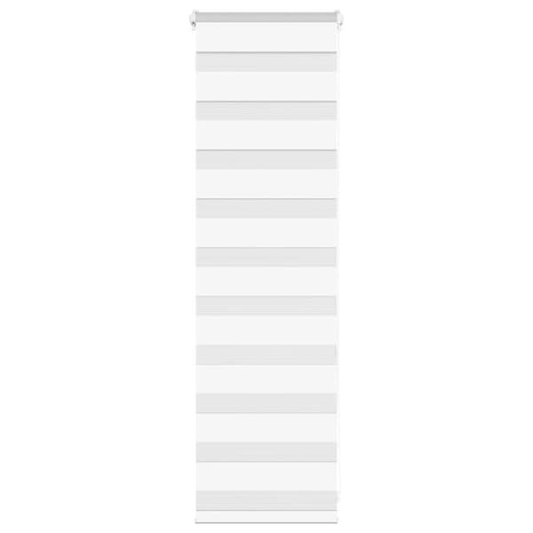 vidaXL zebragardin hvid 40x100 cm stofbredde 35,9 cm polyester
