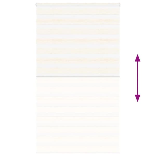 vidaXL Seepra rullaverho 125x200 cm kankaan leveys 120,9 cm polyesteri