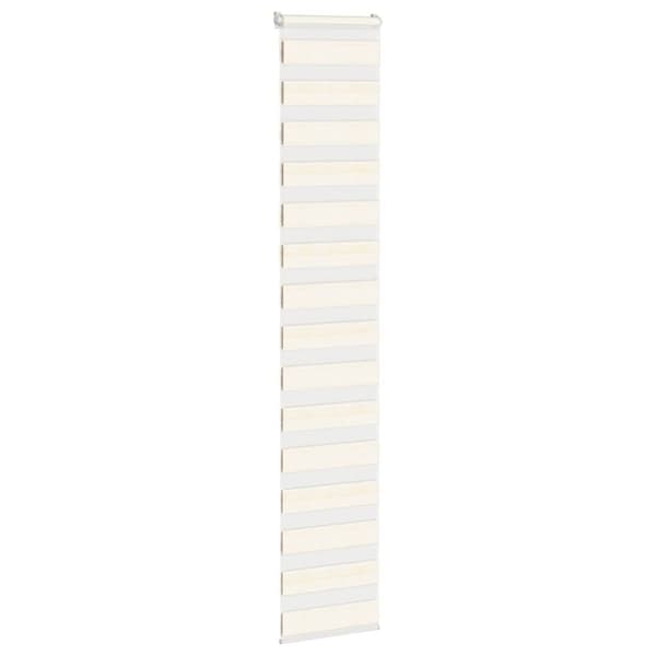 vidaXL zebragardin marmorbeige 40x230 cm stofbredde 35,9 cm polyester