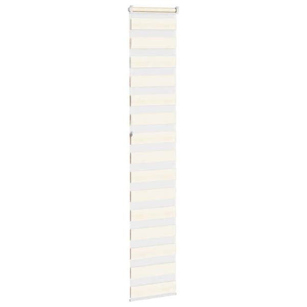 vidaXL zebragardin marmorbeige 40x230 cm stofbredde 35,9 cm polyester