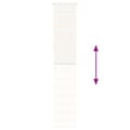 Miniatyrbillede 5 af 11: vidaXL zebragardin marmorbeige 45x230 cm stofbredde 40,9 cm polyester