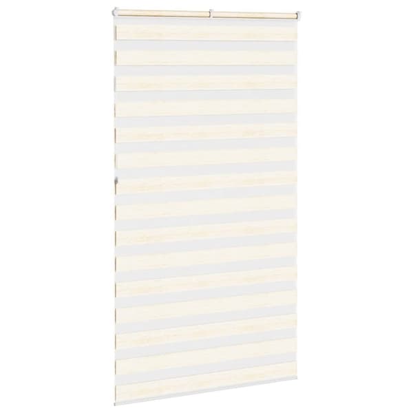 vidaXL Rullgardin zebra 125x230 cm tyg bredd 120,9 cm polyester