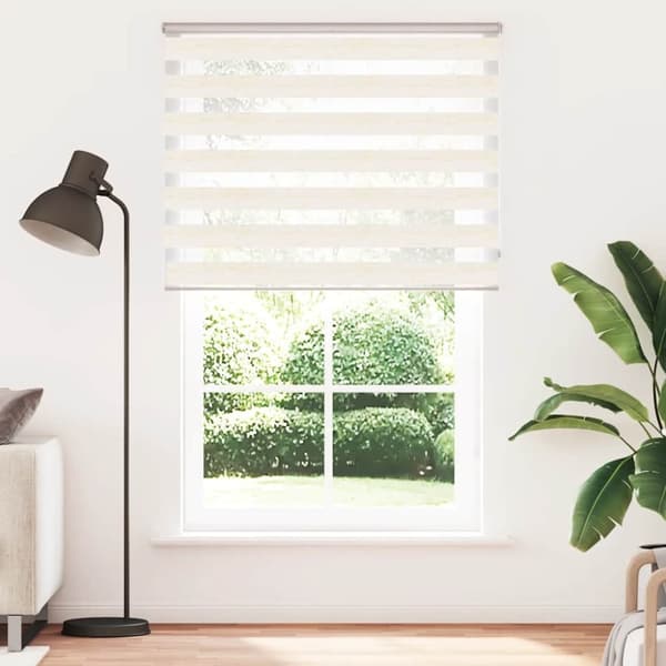 vidaXL zebragardin marmorbeige 145x230 cm stofbredde 140,9cm polyester