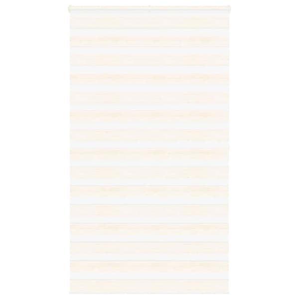 vidaXL Rullgardin zebra 130x200 cm tyg bredd 125,9 cm polyester