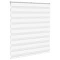 Miniatyrbilde 3 av 11: vidaXL Sebragardin hvit 120x100 cm stoff bredde 115,9 cm polyester