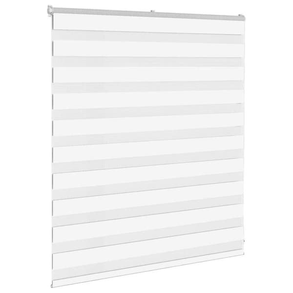 vidaXL Sebragardin hvit 120x100 cm stoff bredde 115,9 cm polyester