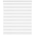 Miniatyrbilde 1 av 11: vidaXL Sebragardin hvit 120x100 cm stoff bredde 115,9 cm polyester