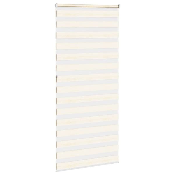 vidaXL Rullgardin zebra 110x230 cm tyg bredd 105,9 cm polyester