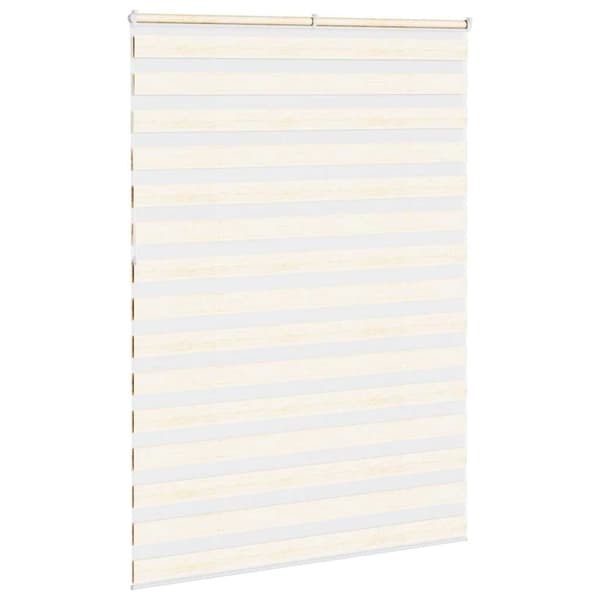 vidaXL zebragardin marmorbeige 155x230 cm stofbredde 150,9cm polyester