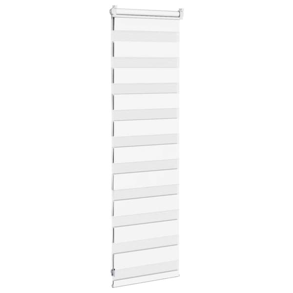 vidaXL Sebragardin hvit 45x100 cm stoff bredde 40,9 cm polyester