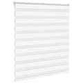 Miniatyrbillede 3 af 11: vidaXL zebragardin hvid 120x100 cm stofbredde 115,9 cm polyester