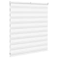 Miniatyrbillede 4 af 11: vidaXL zebragardin hvid 120x100 cm stofbredde 115,9 cm polyester