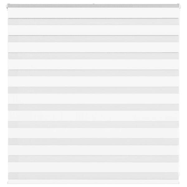 vidaXL zebragardin hvid 140x100 cm stofbredde 135,9 cm polyester