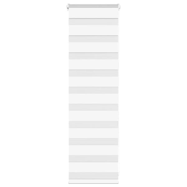 vidaXL zebragardin hvid 50x100 cm stofbredde 45,9 cm polyester